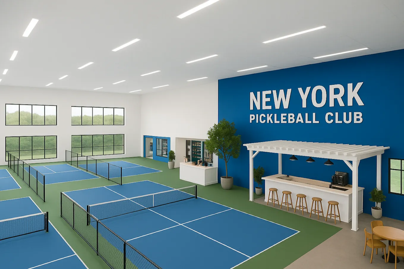 New York Pickleball Club pickleball courts