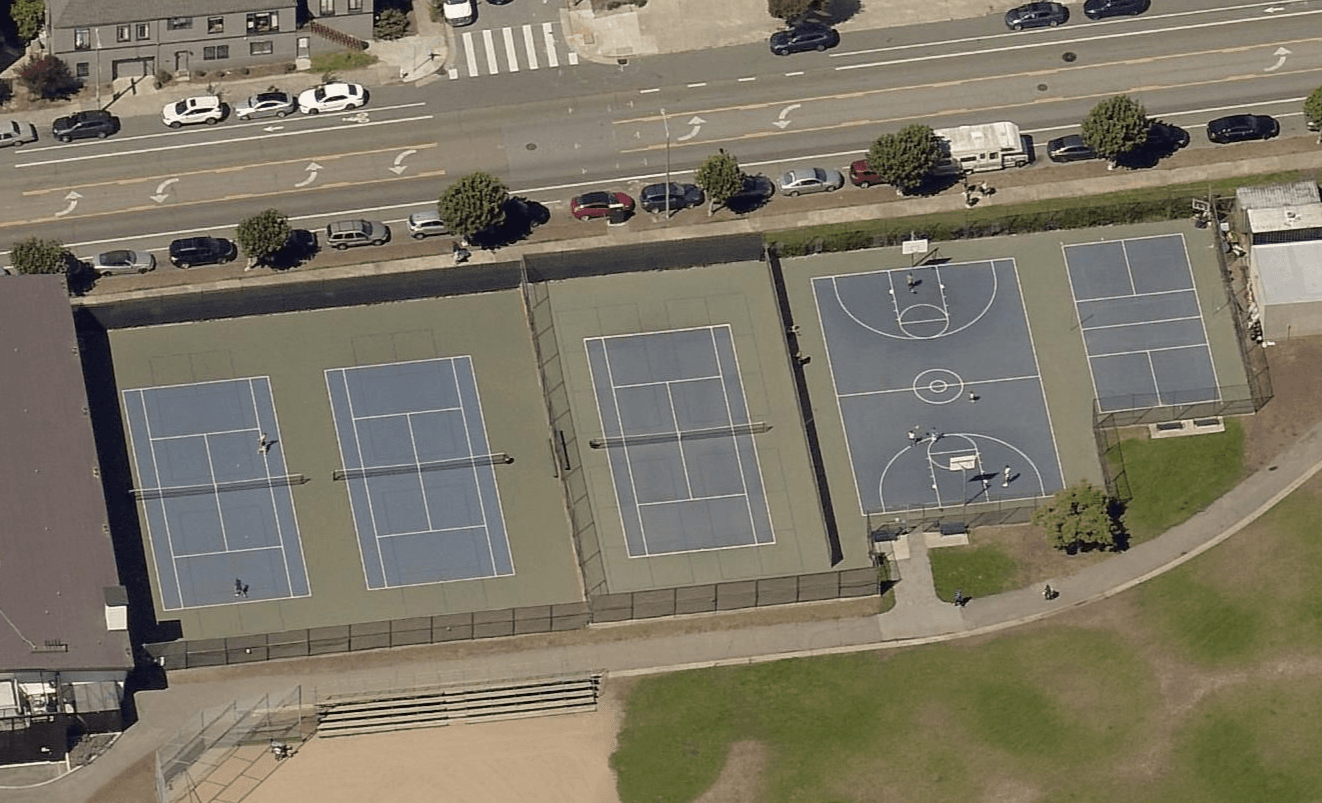 Angelo J. Rossi Playground pickleball courts