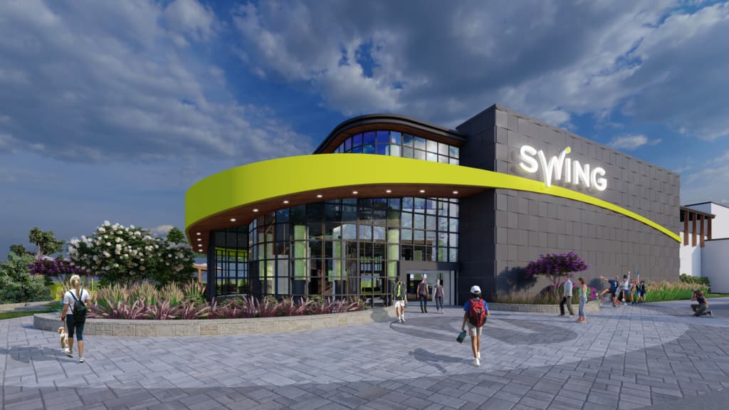 Swing Racquet + Paddle pickleball courts