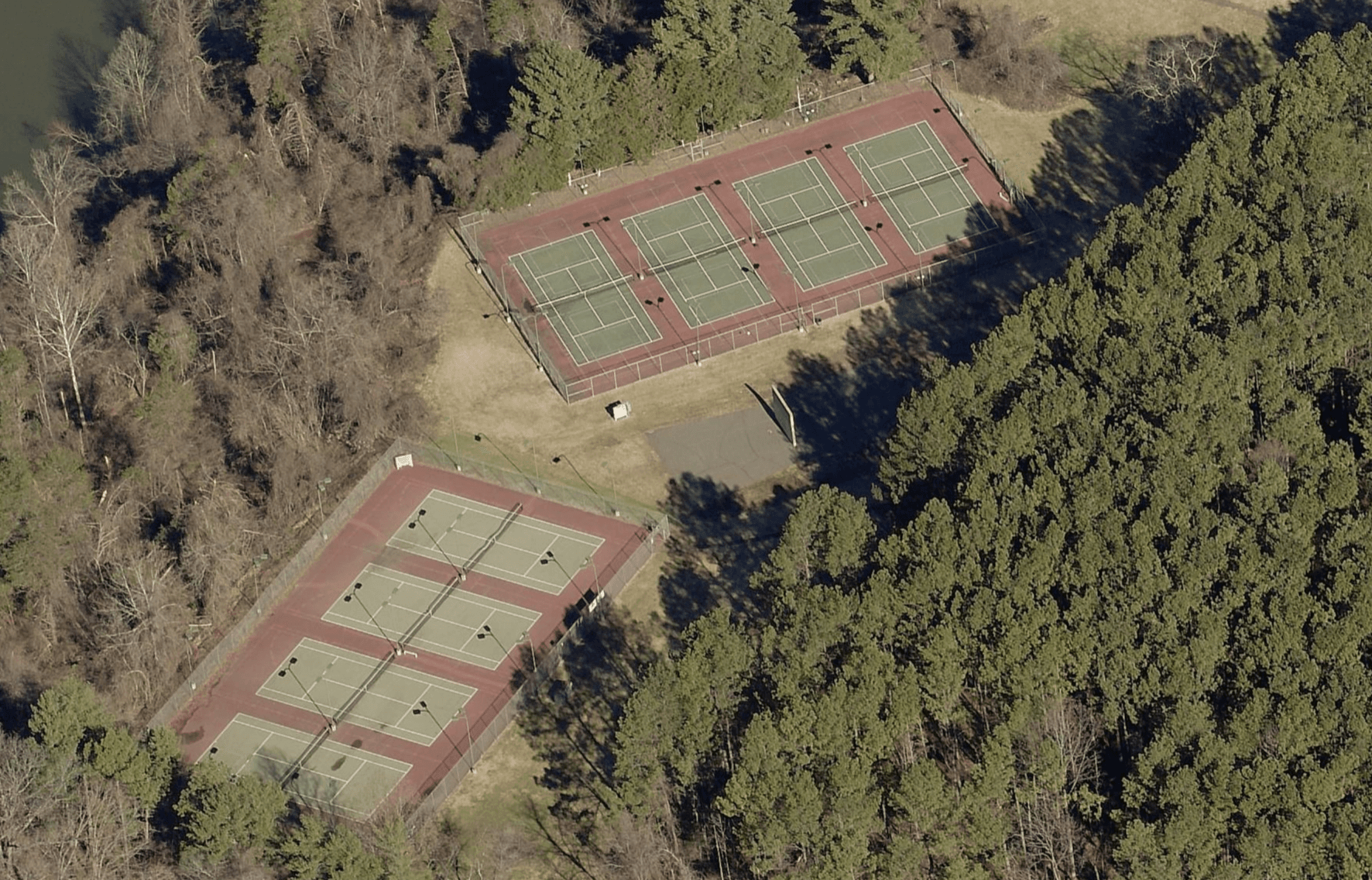 Piedmont VA Community College pickleball courts