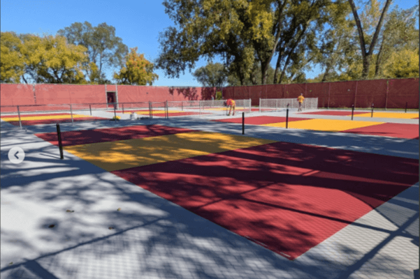 UMN St Paul Courts pickleball courts