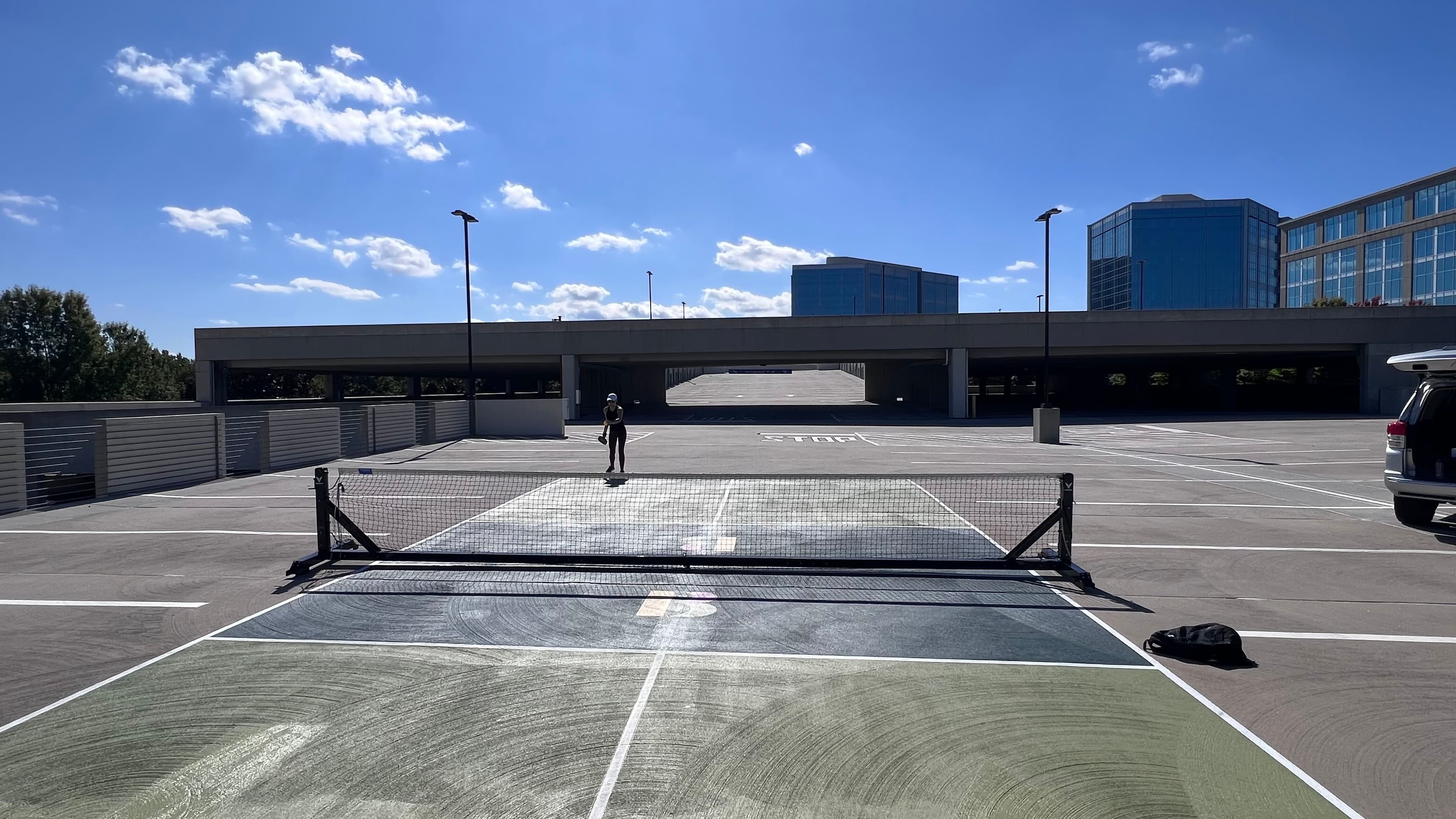 Ballantyne Parking Deck Courts pickleball courts
