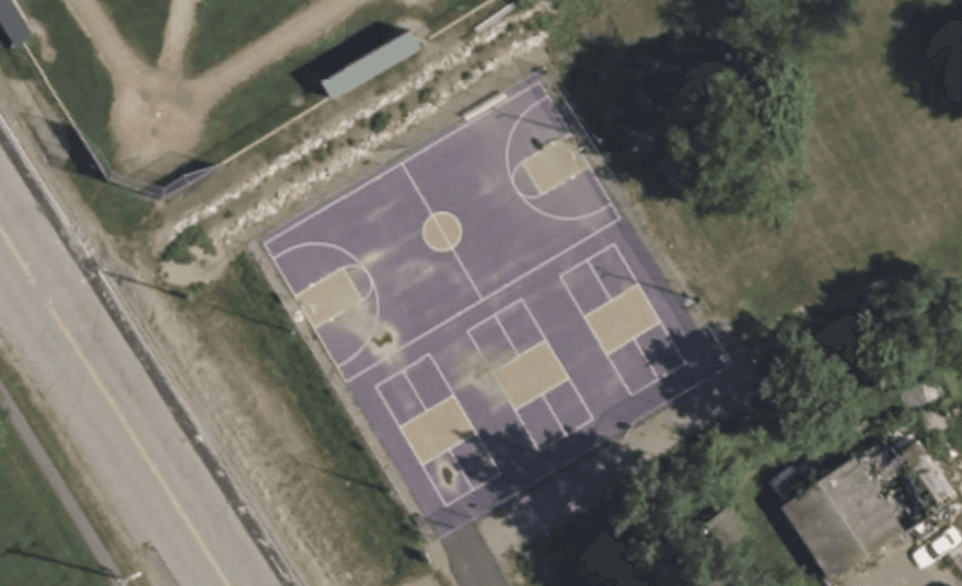 Woodland High School pickleball courts