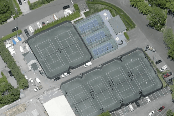 Stamford Yacht Club pickleball courts