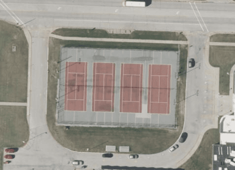 Nevada High School pickleball courts