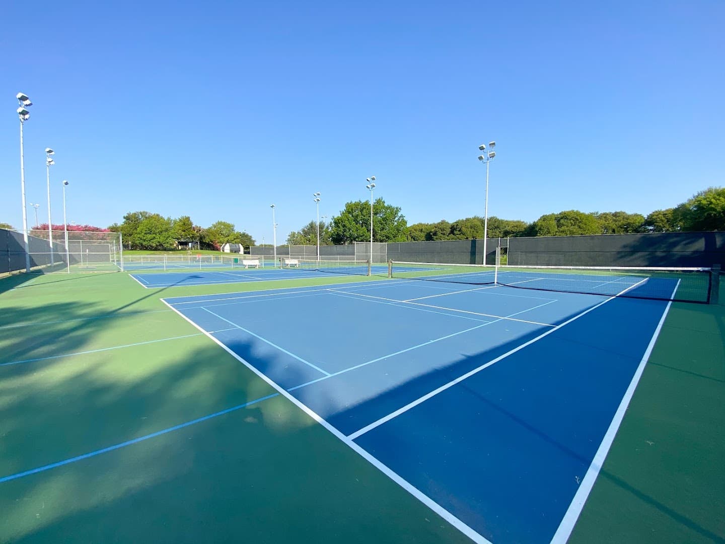 L B Houston Tennis Center pickleball courts
