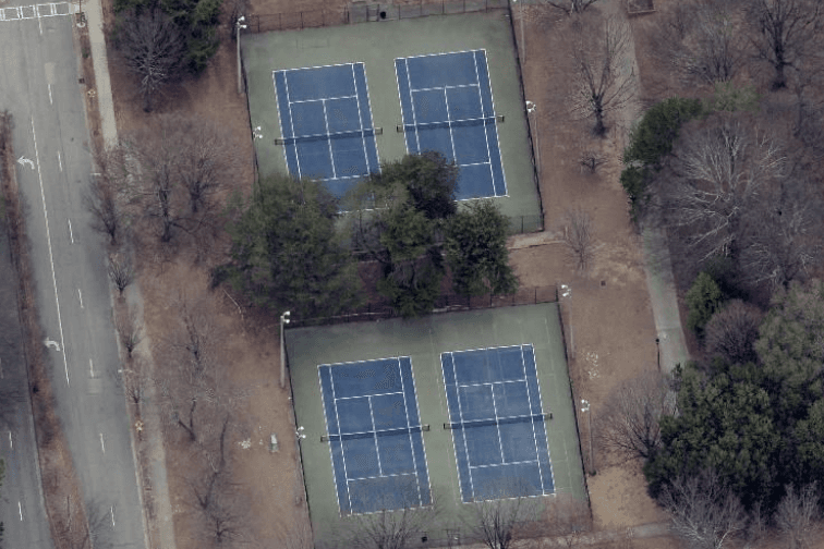 Central Park Tennis Courts pickleball courts