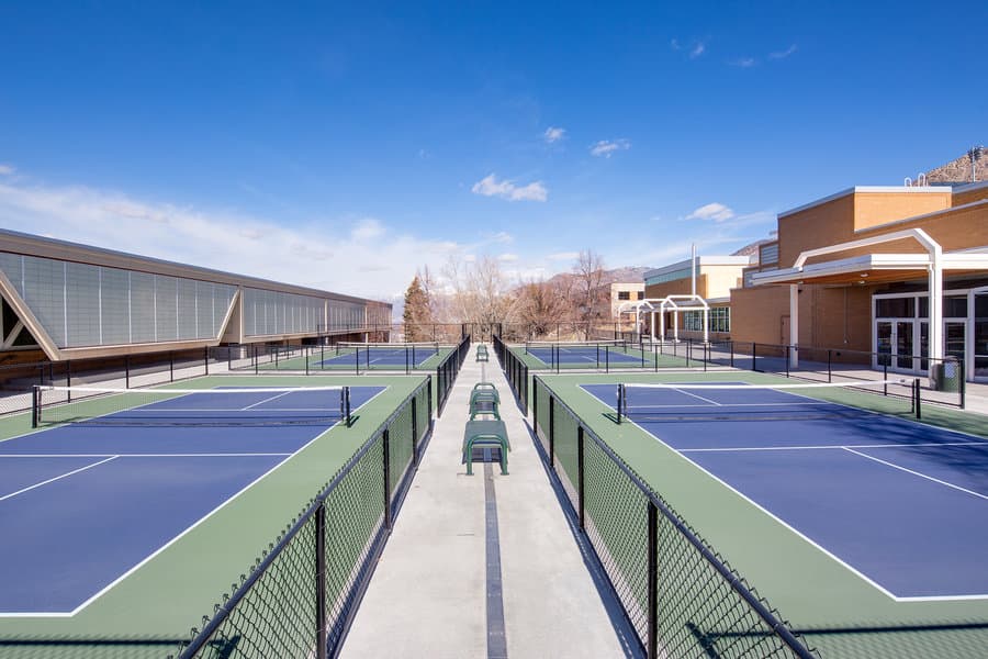Weber State University pickleball courts