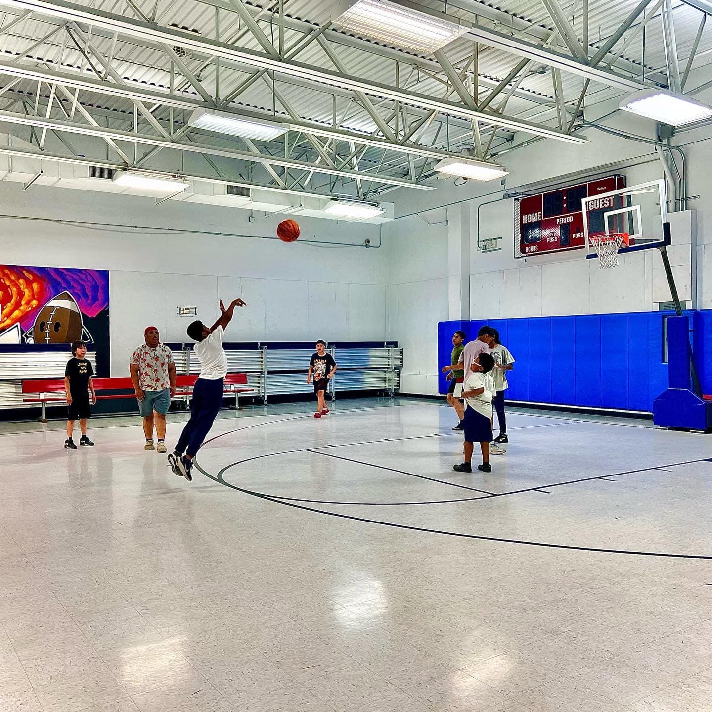 The Northeast Muldoon Boys & Girls Club pickleball courts