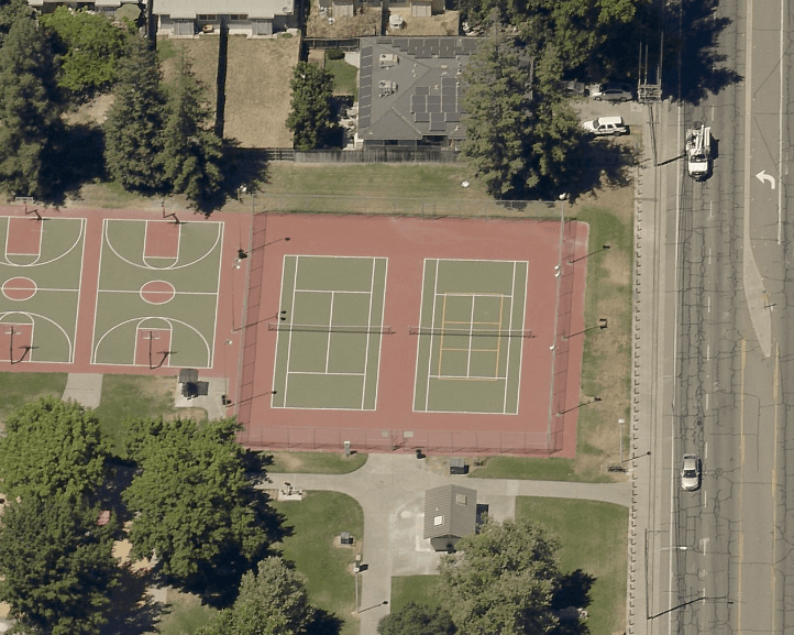 Eugene H. Ahner Park pickleball courts