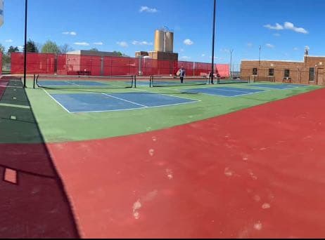 Water Treatment Plant pickleball courts