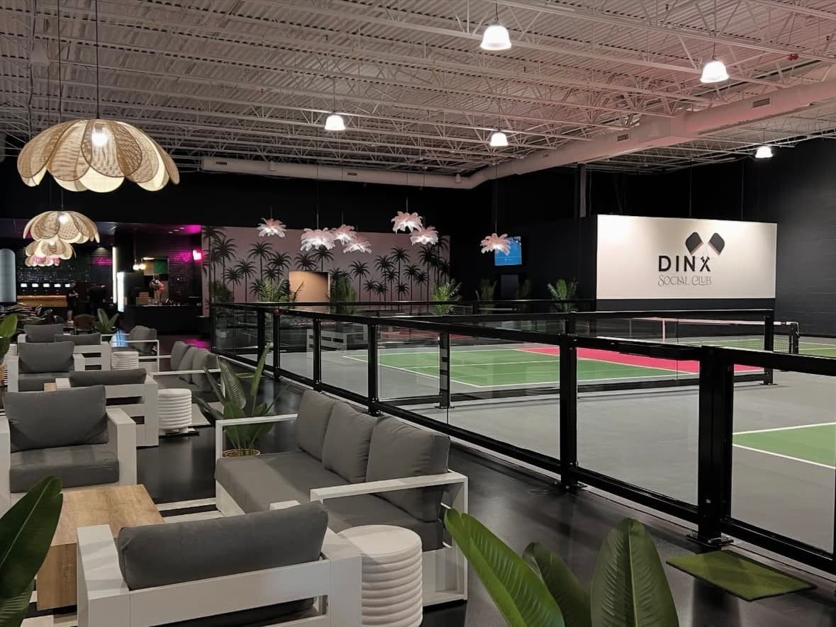 DINX Social Club pickleball courts