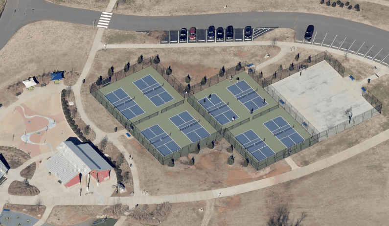 Clarks Creek Community Park pickleball courts