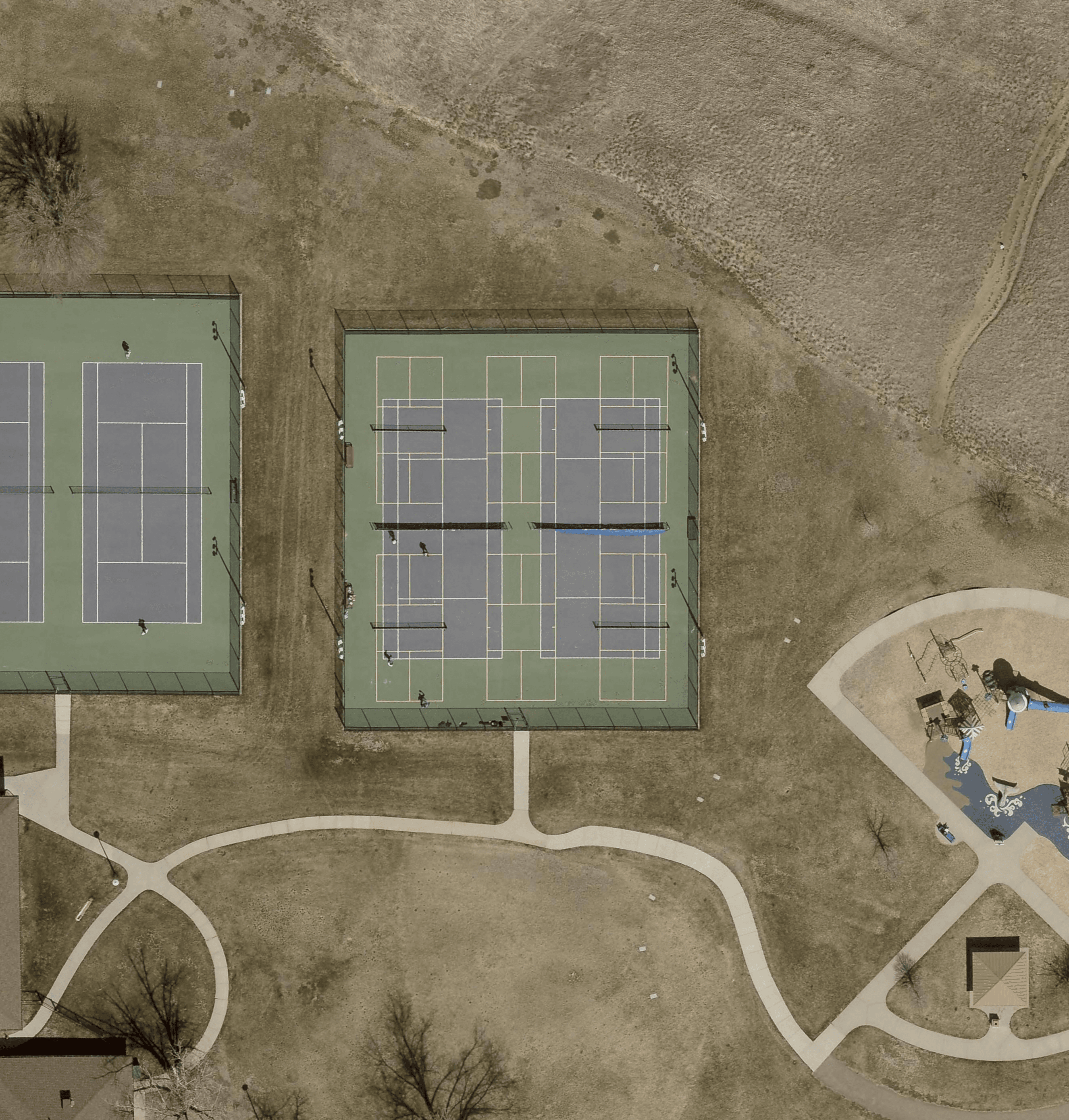 Countryside Outdoor Tennis Center pickleball courts