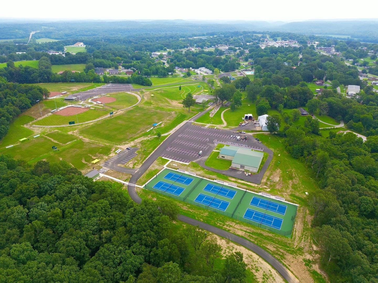 Morgantown City Park pickleball courts