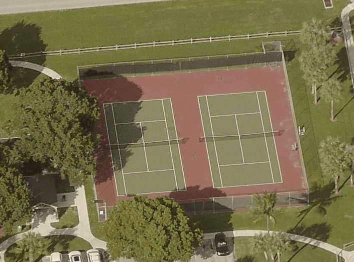 Hidden Lakes Park pickleball courts