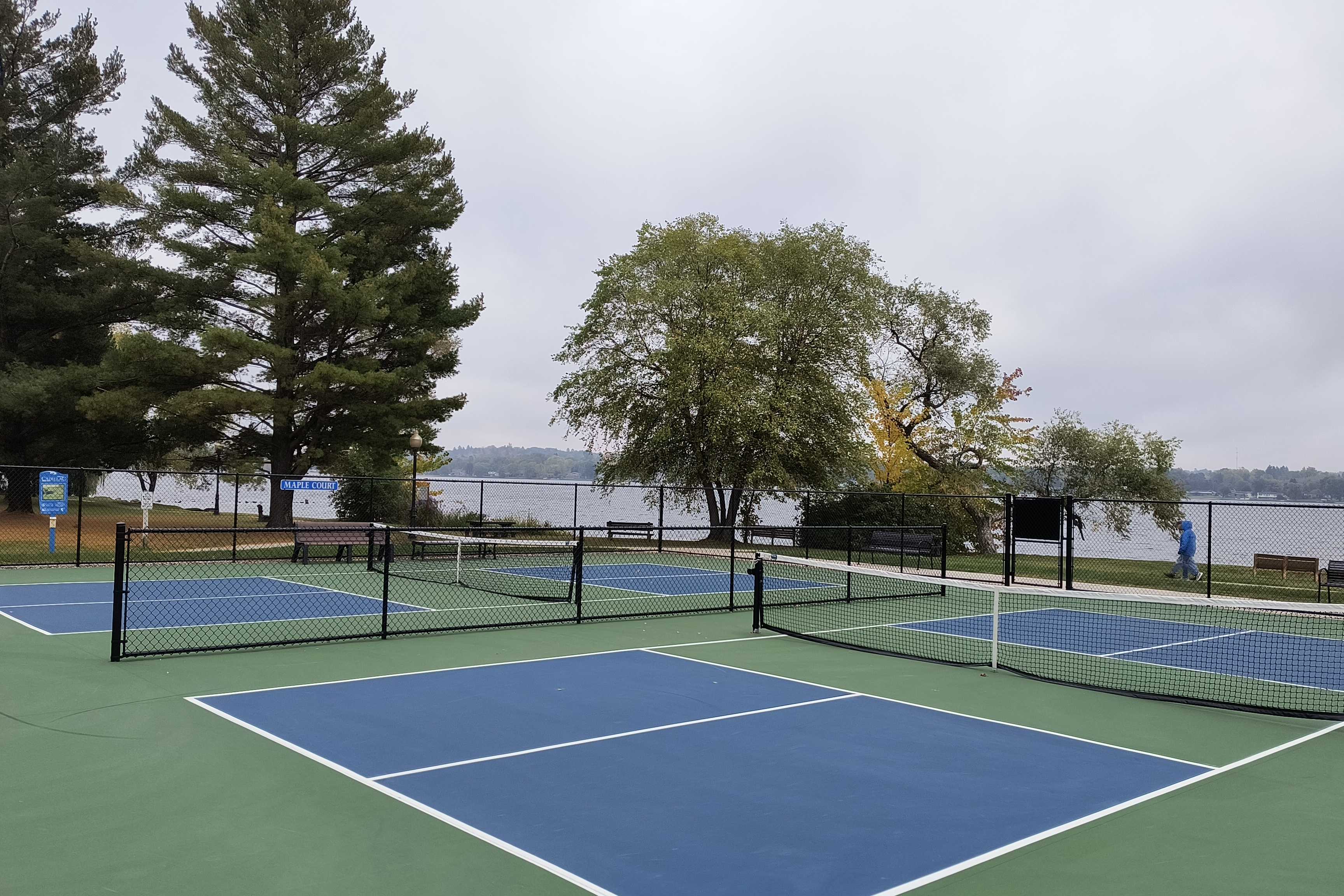 Cadillac Senior Center pickleball courts