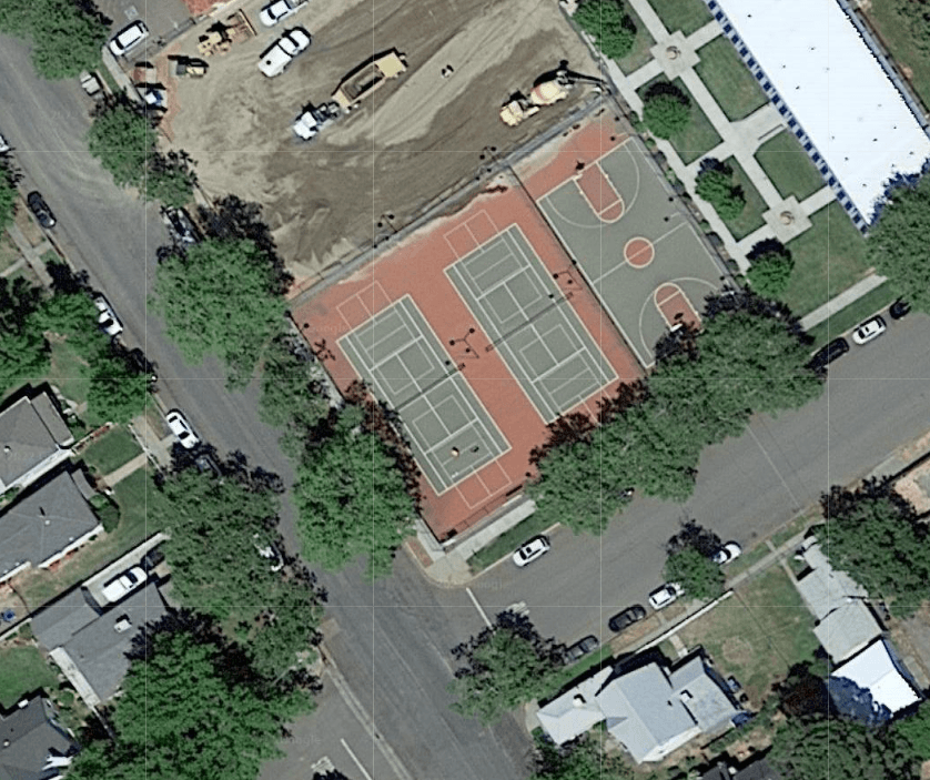 Marv Woodstrup Tennis Courts pickleball courts