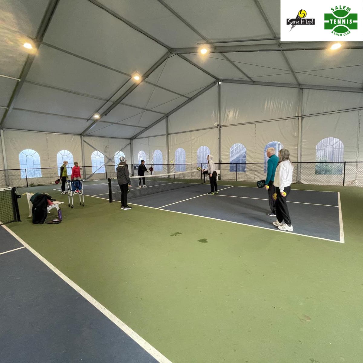 Salem Tennis and Swim Club pickleball courts