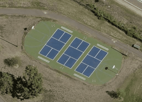 Rudy Johnson Park pickleball courts