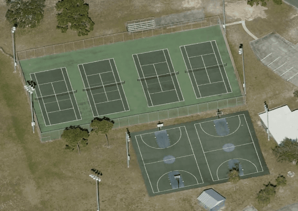 Veterans Memorial Park pickleball courts