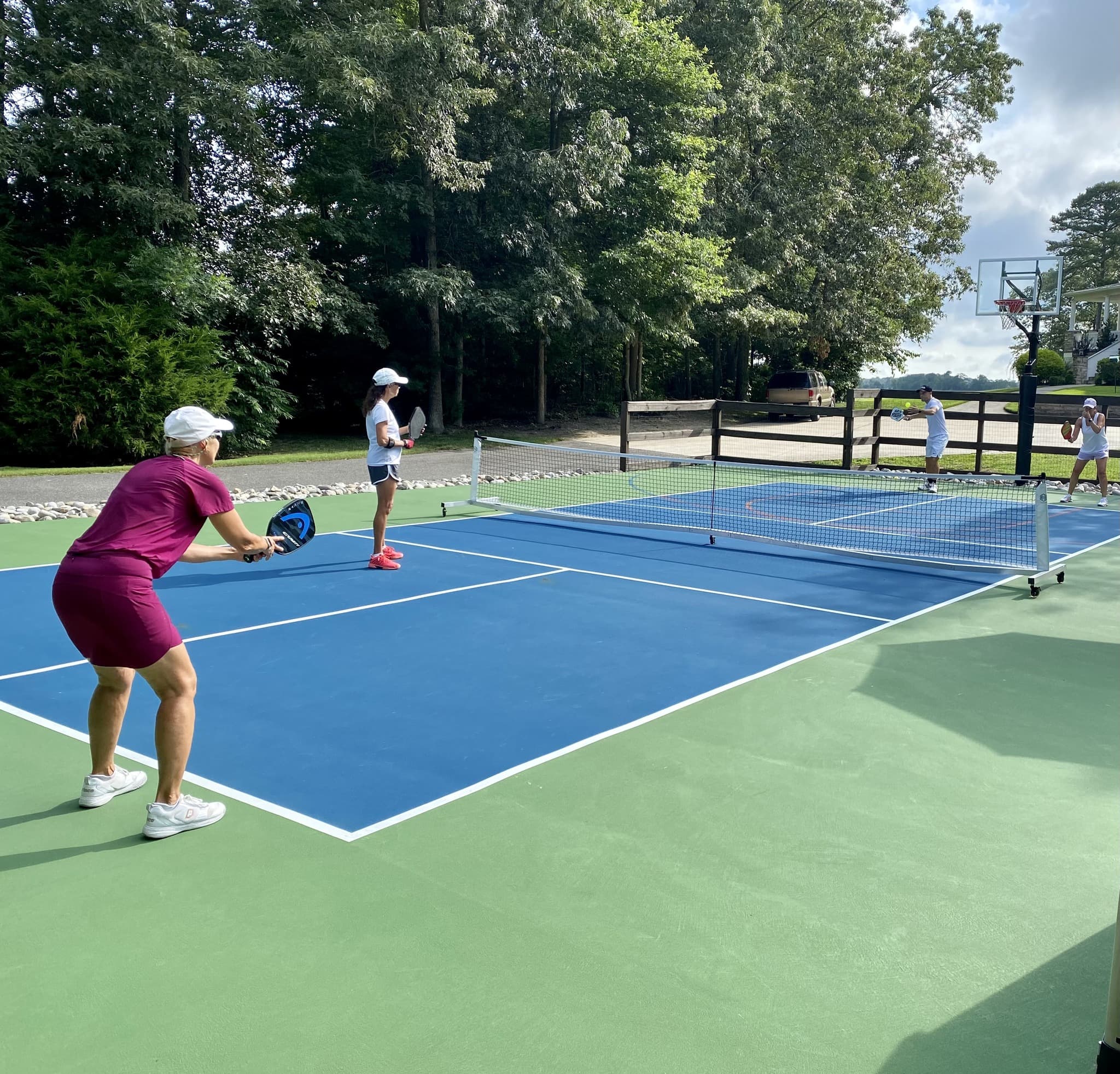 Landing Creek pickleball courts