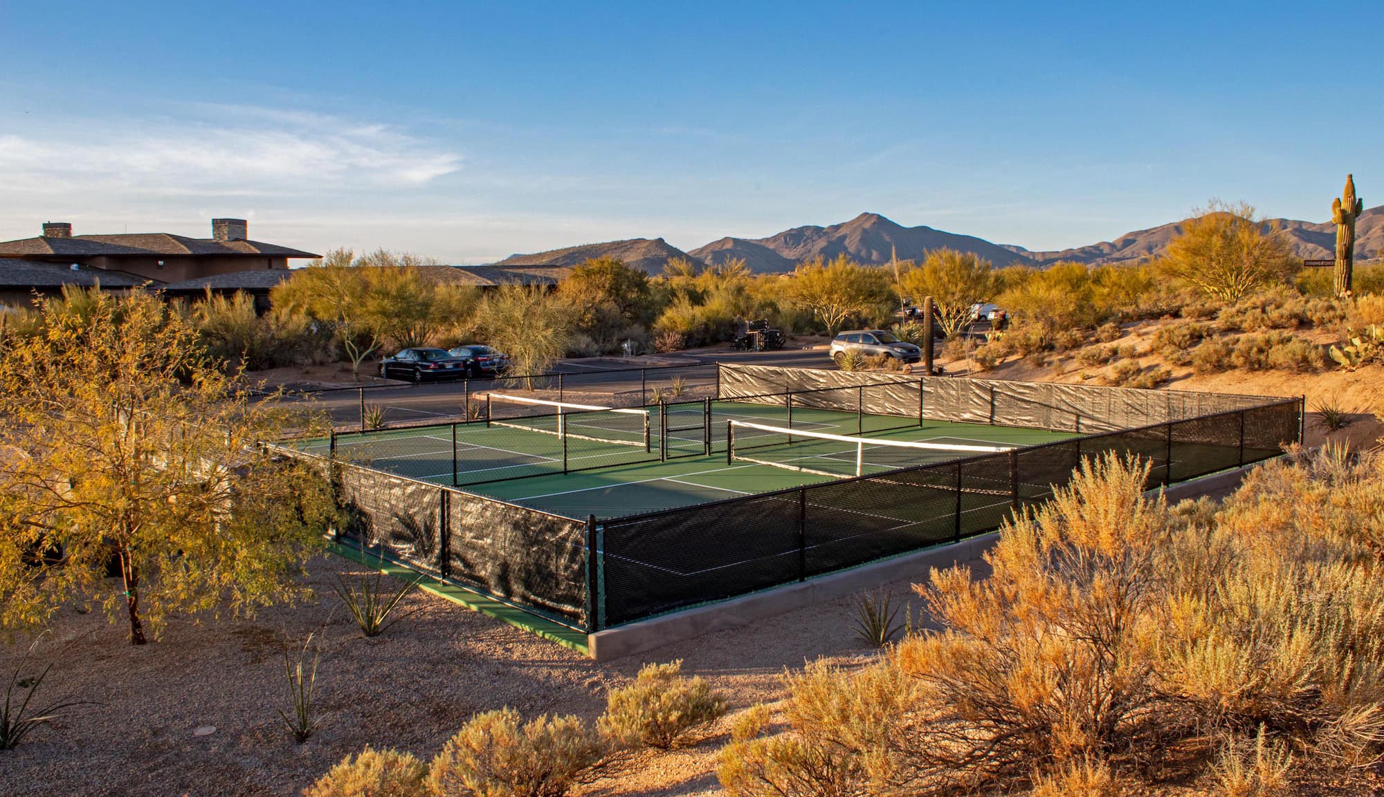 The Mirabel Club pickleball courts