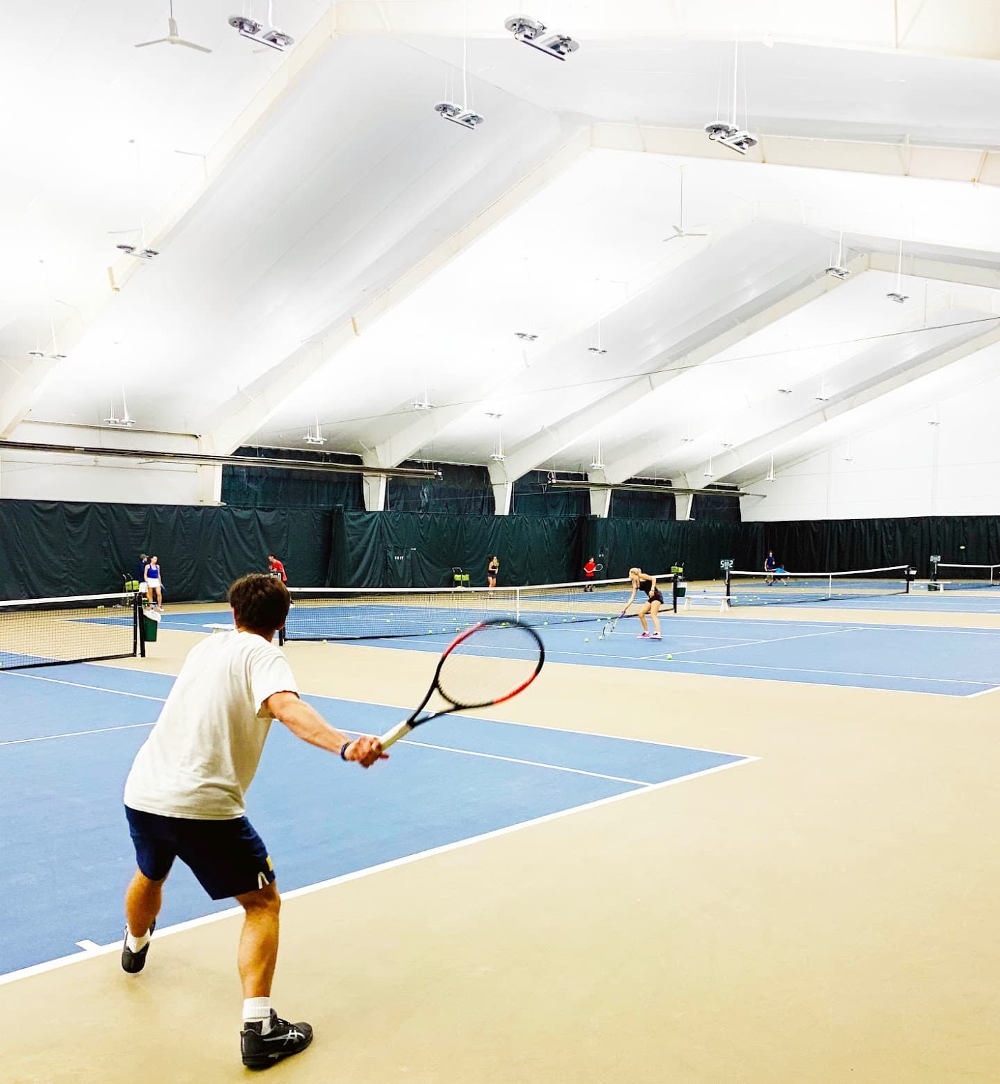 Grand Rapids Racquet and Fitness pickleball courts