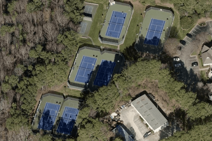 The Club at Sunset pickleball courts