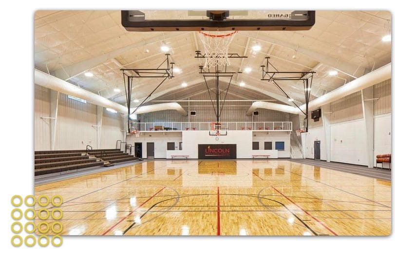 Lincoln Community Center pickleball courts