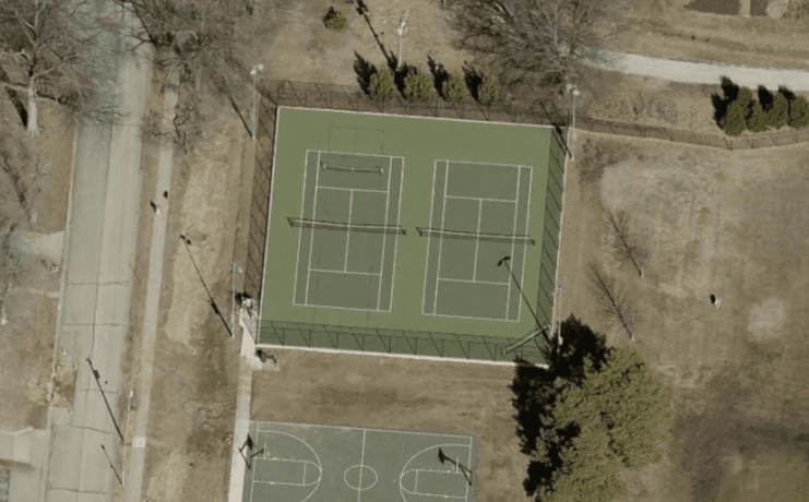Herman Laird Park pickleball courts