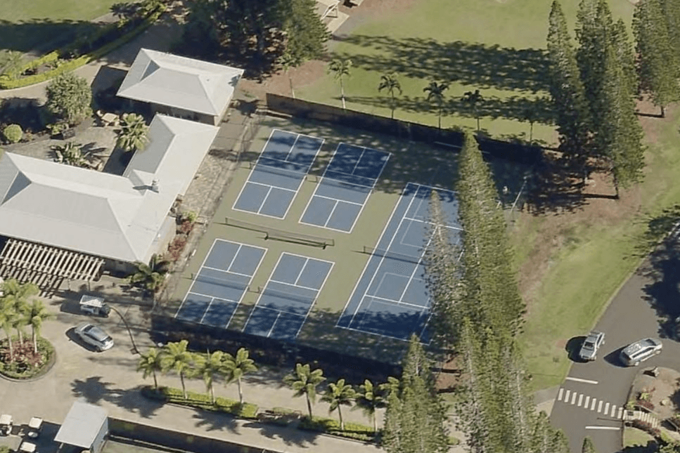 Princeville Makai Golf Club pickleball courts