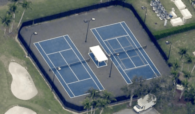 Madison Green Clubhouse pickleball courts