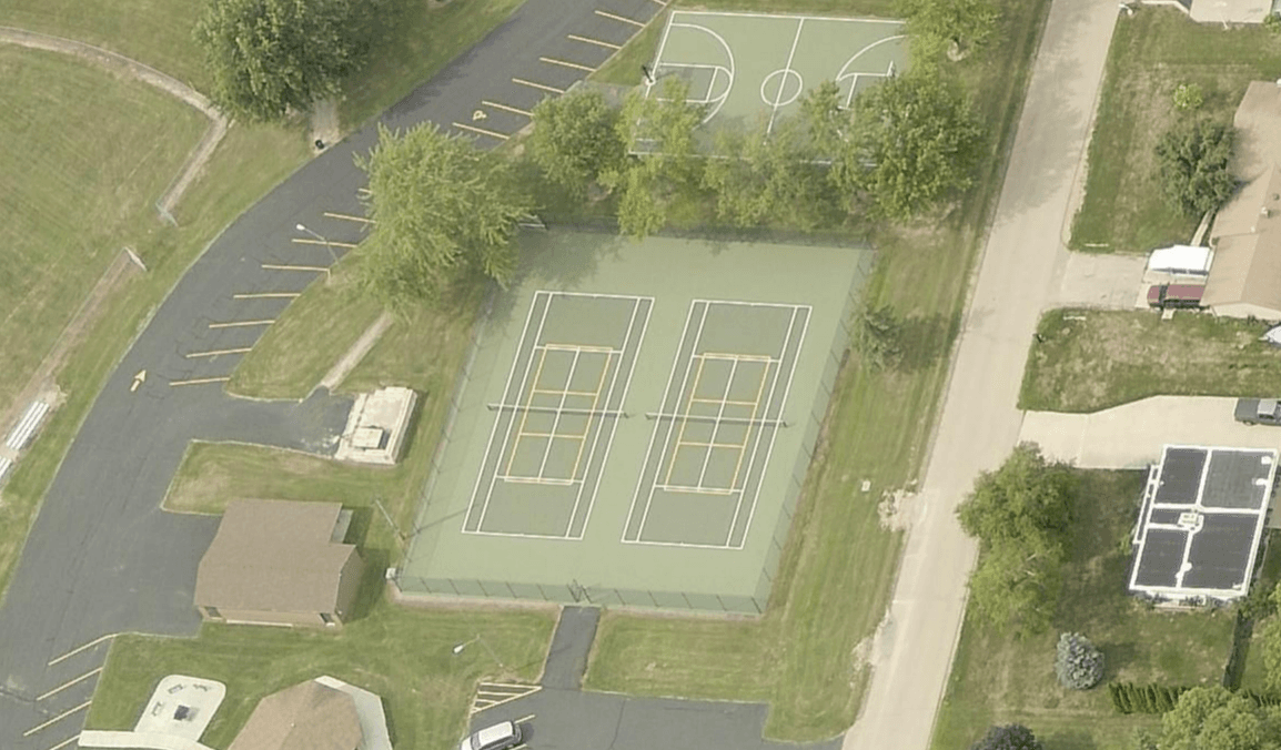 Palisades Park pickleball courts