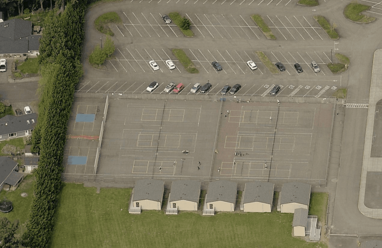 Cedarcrest Middle School pickleball courts