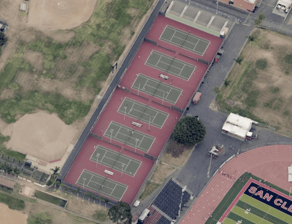San Clemente High School pickleball courts
