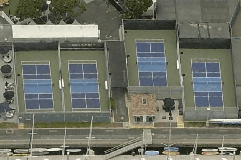 California Yacht Club pickleball courts