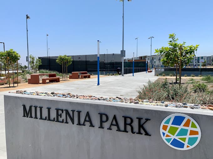 Millenia Park pickleball courts
