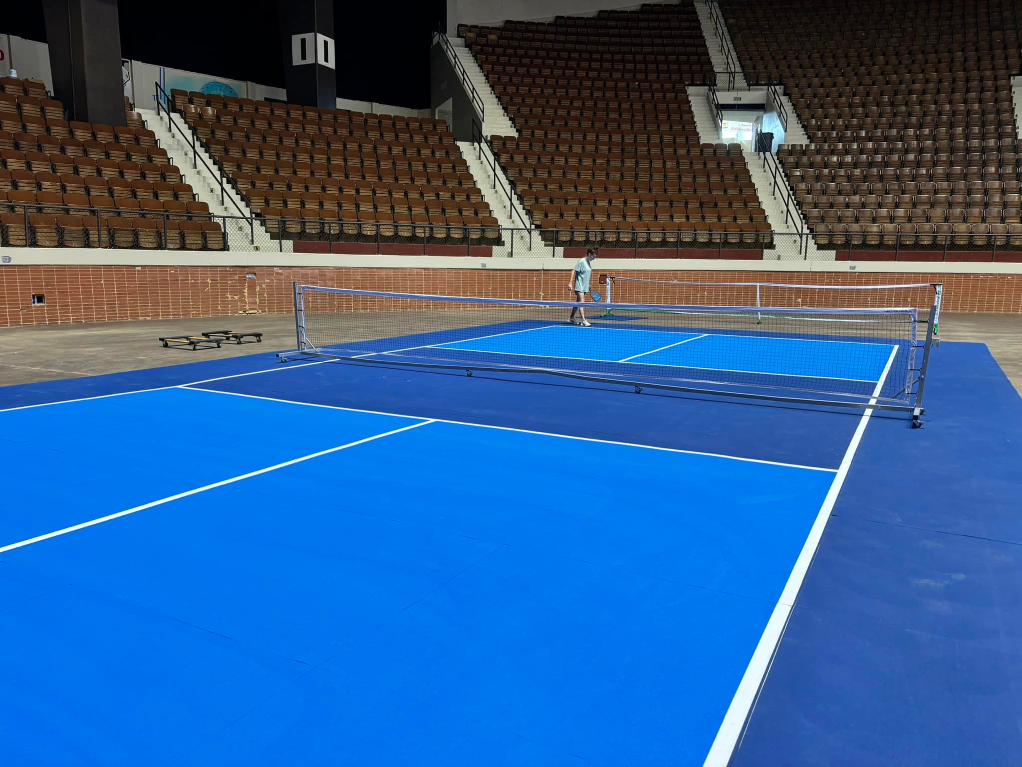Garrett Coliseum (Teague Arena) pickleball courts