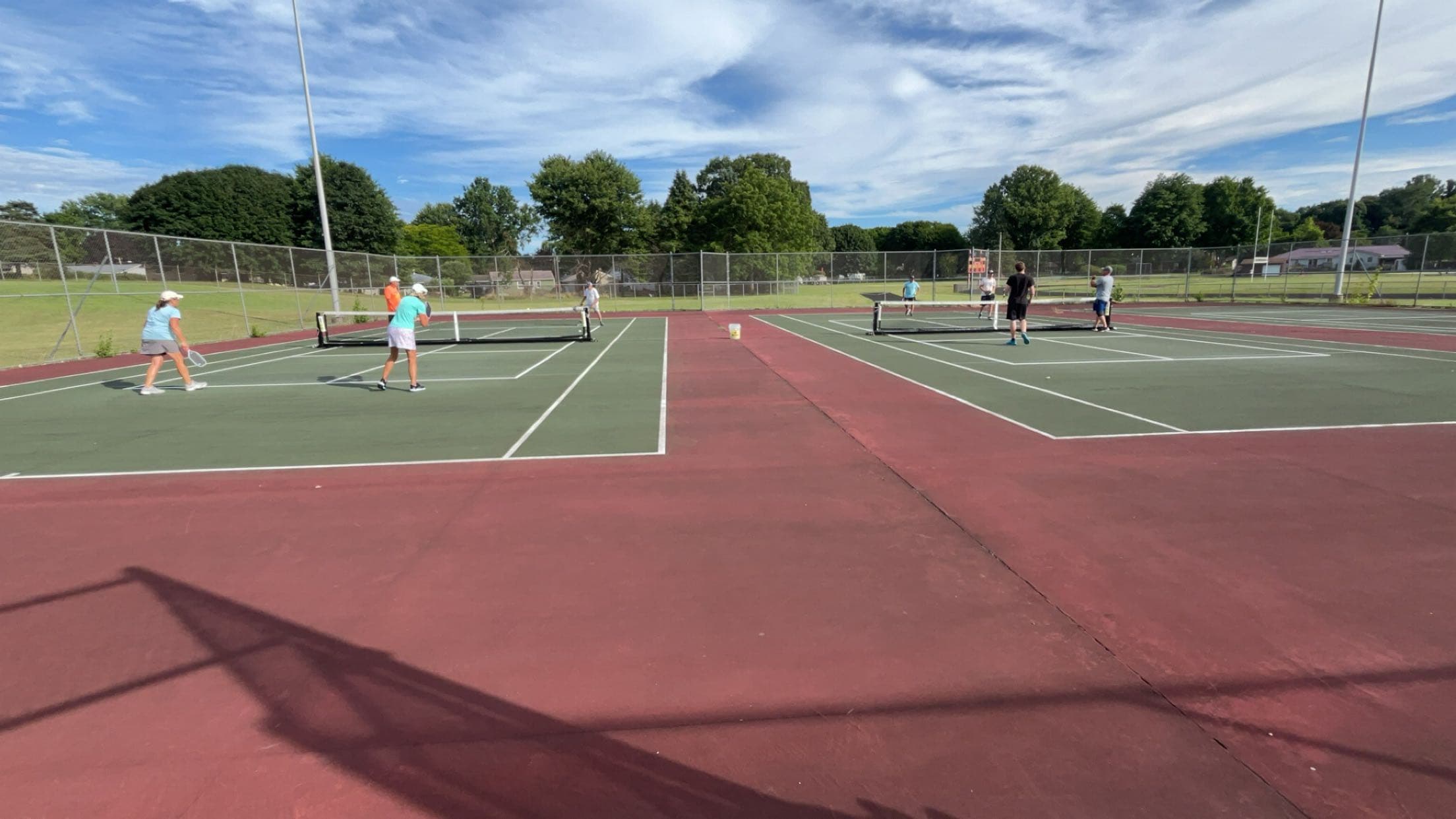 Girard High School pickleball courts