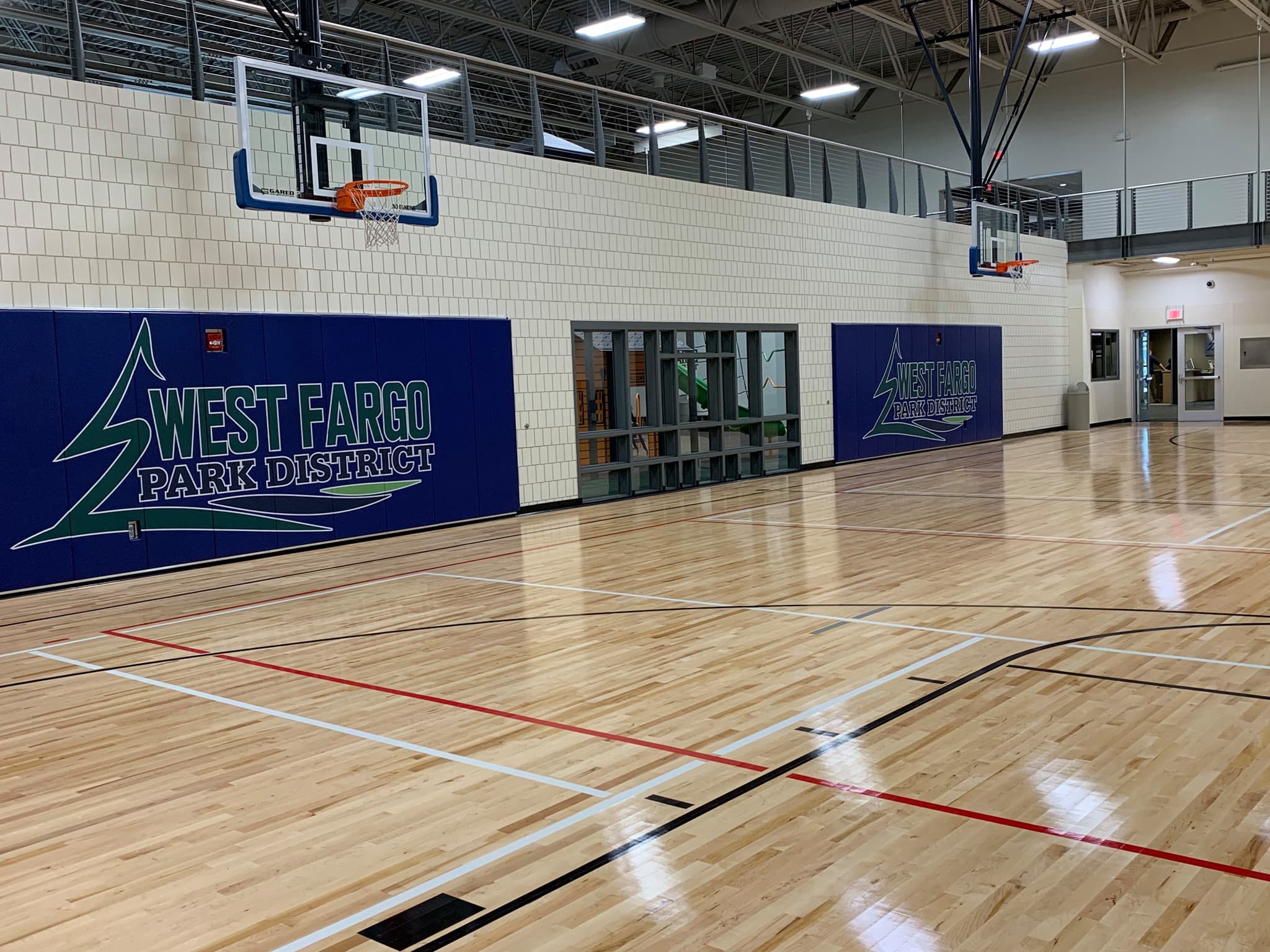 Rustad Recreational Center pickleball courts