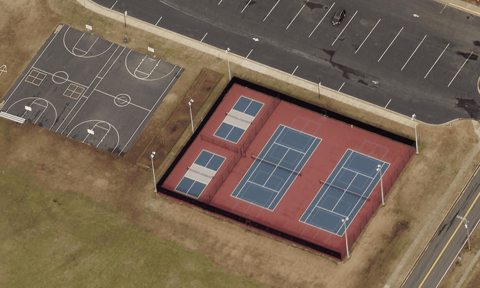 Colonial Heights Middle School pickleball courts