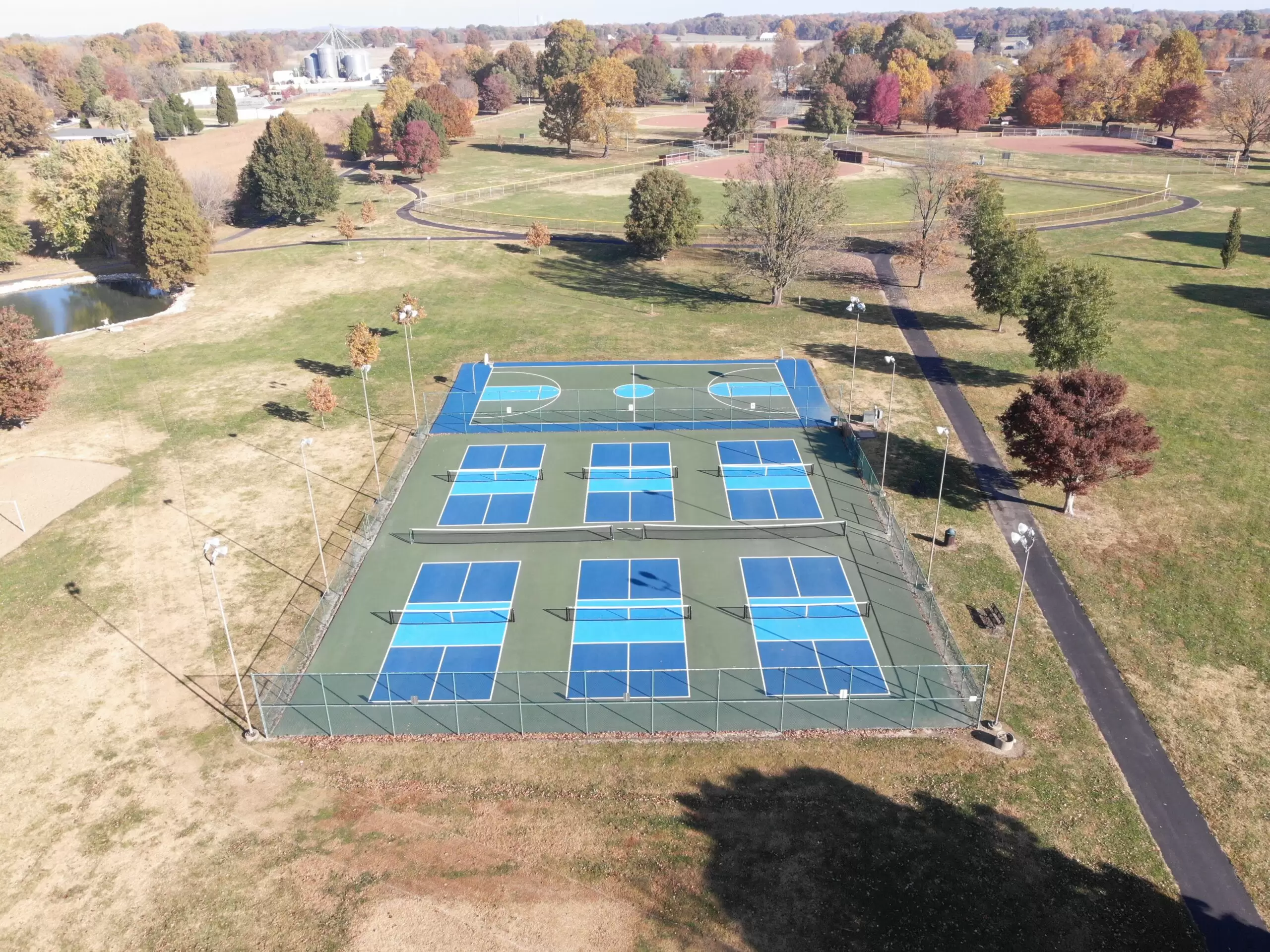Yellow Creek Park pickleball courts