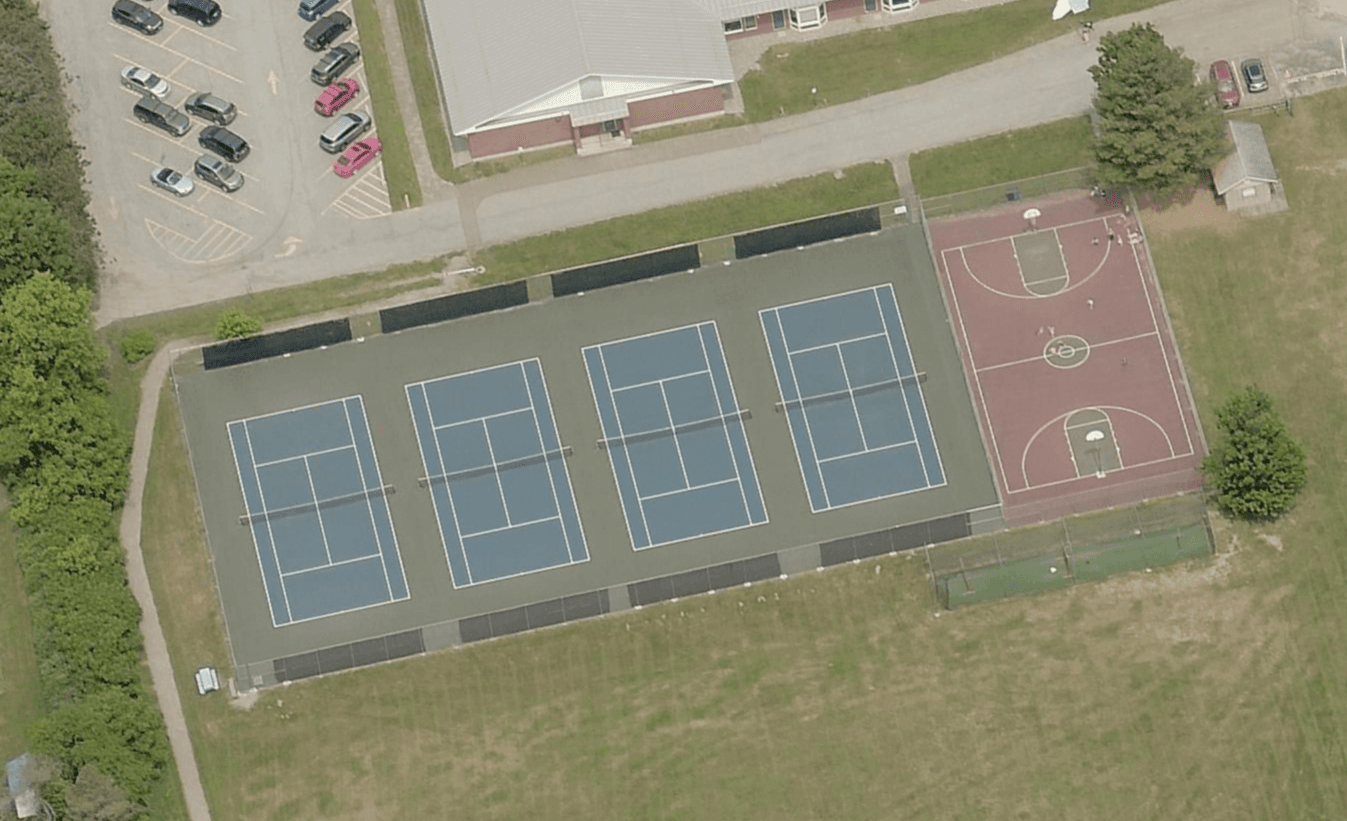 Jericho Elementary School pickleball courts