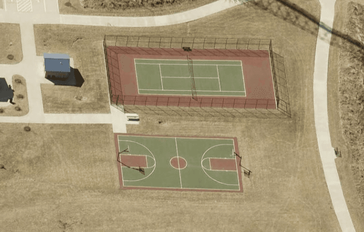 Woodland Hills Park, WDM pickleball courts