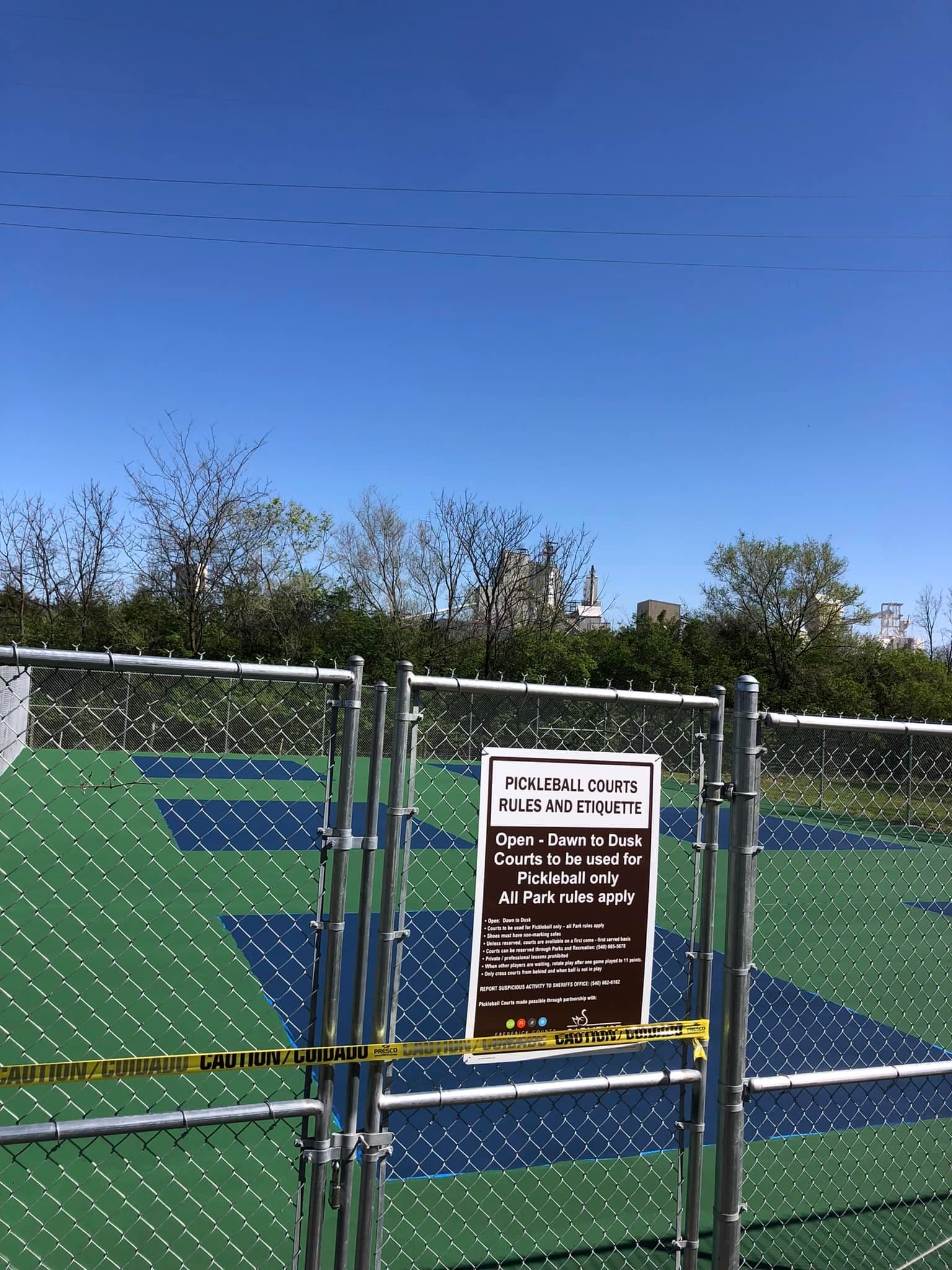Clearbrook Park pickleball courts