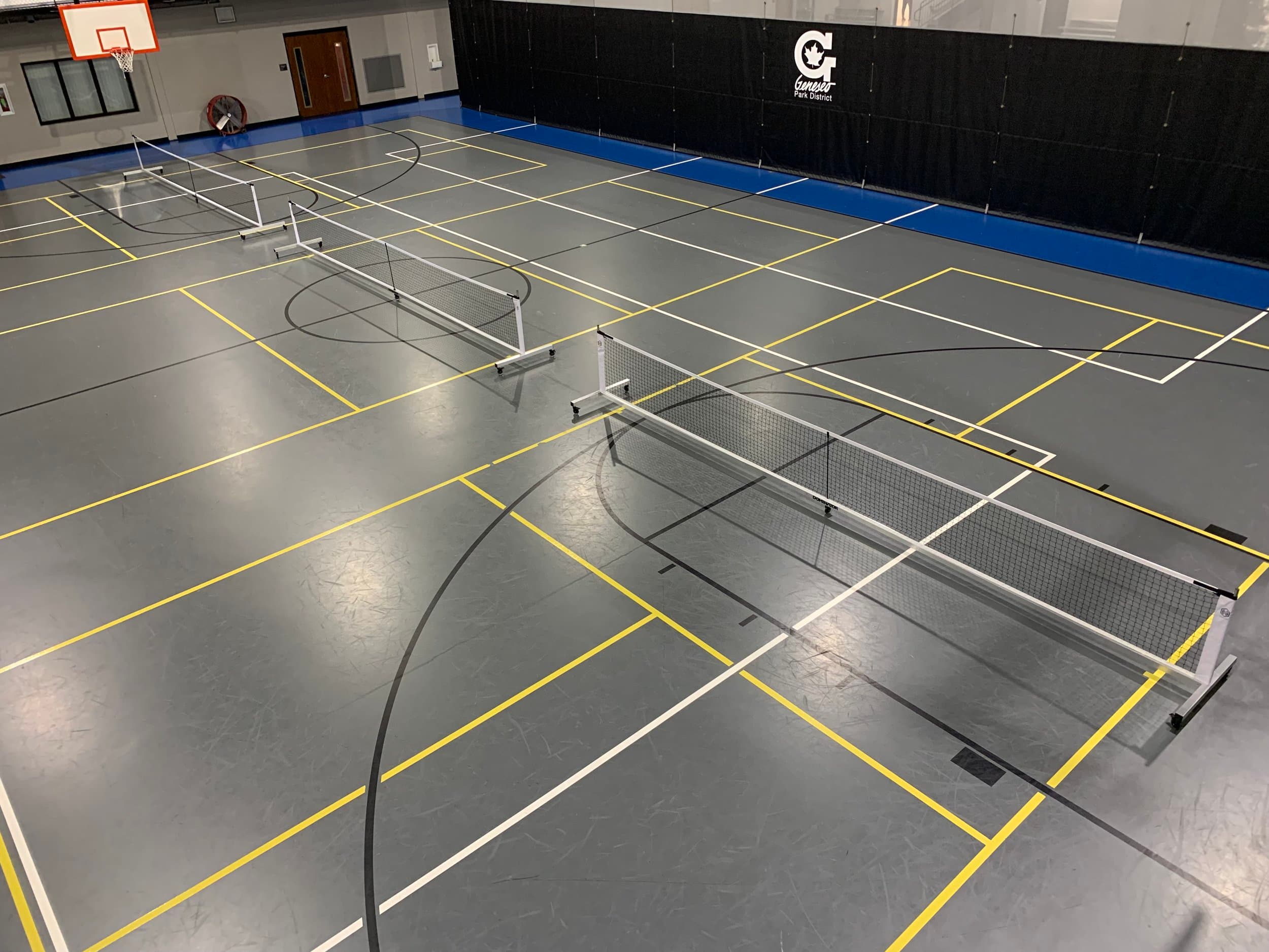 Geneseo Community Center pickleball courts