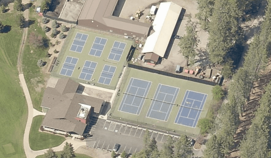 Hayden Lake Country Club pickleball courts
