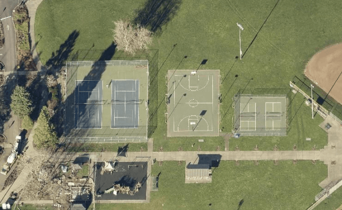 Wilsonville Memorial Park pickleball courts