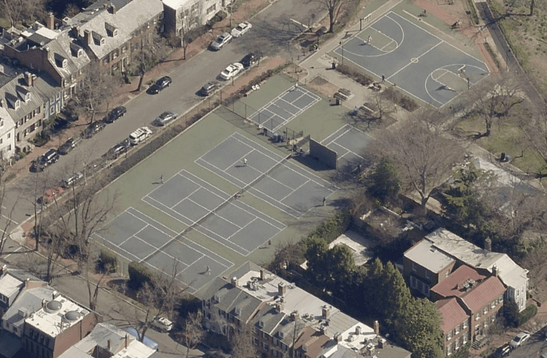 Rose Park Recreation Center pickleball courts